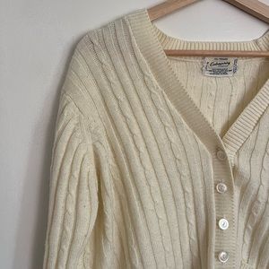 Vintage cream cardigan